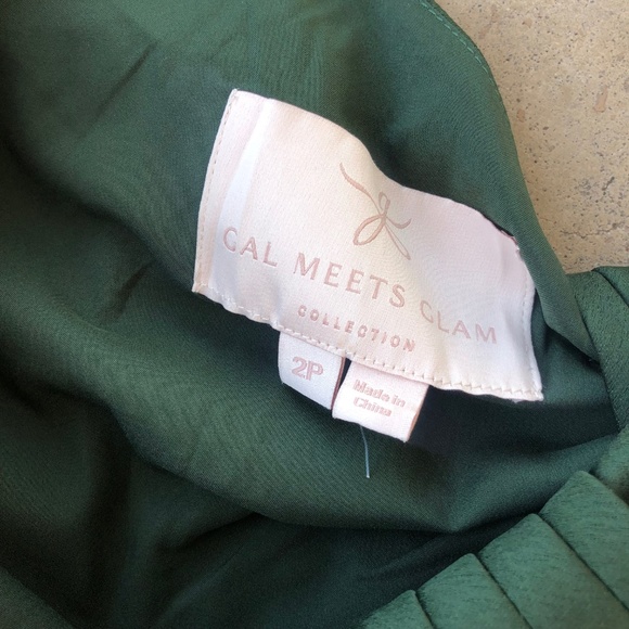 Gal Meets Glam Noelle Twist Neck Satin Dress - Picture 4 of 4